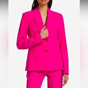 Frame The Femme Blazer in Fuchsia Sz 4